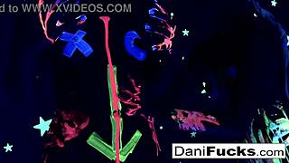 Sexy Dani's playing with her wet pussy 😍