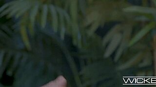 Wicked - Cute Brunette Fucks Her Date in Doggystyle and Cowgirl on Frisky Stuff Channel - April Olsen