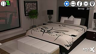 I finger her ass and get blowjob in anime hentai scene