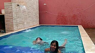 Hey, check out this teen giving a public blowjob outdoors! 😏