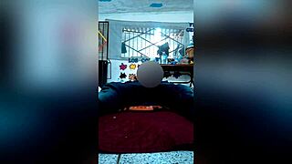 Feeling the intense pleasure as the skinny mexican college student rides her best friend's cock to a real orgasm before parents arrive.