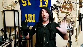 Sexy Jewish Man In Cosplay Outfit Gives Jerk Off Instructions Solo