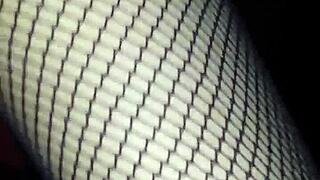 This girl uses toys on my cock.