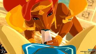 i saw urbosa fuckin link, she was ridin his cock so hard, it made me cum instanly