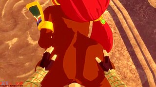 Hentai video featuring Urbosa and Link