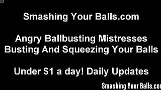 Wow, busting your loser balls is so fun! 😈