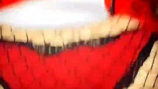 Big tits and ass bounce while I cum