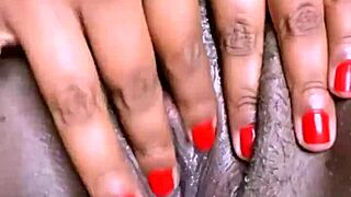 Want to see this ebony babe squirt with big tits and wet pussy in amateur handjob session?