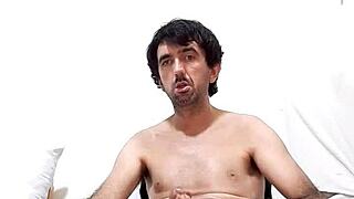 Wow, That 25cm Dick Squirts in See-Through Underwear!