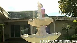 Filled with Big Black Cocks in Femdom Fetish