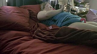 Jylynn bends over for doggystyle fun with toys and friends, vibrator in hand.