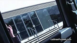 Busty Colombian newbie gets slammed hard at casting! So hot, check this out! 🔥💦