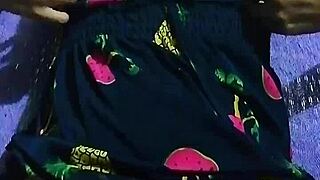 Giving oral and playing on a hammock