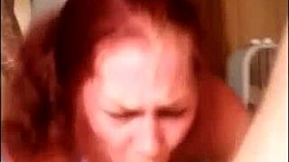 Milf Redhead Amateur Takes Double Pounding Hard