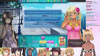 vtuber lewdneko plays huniepop 2 double date part 3.