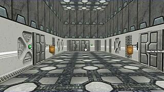 Virtual sci-fi girls armory fuck!