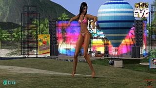 El verano caliente: Dancing and fun on the beach