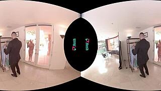 Big tit blonde Layla Price rides virtual fuck 😍