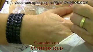 teaser - caressing with lotion in car