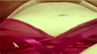 My girlfriend tries on lingerie for the first time