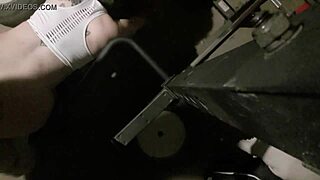 Free - brunette has anal sex before workout with cumshot all over her butt part 1