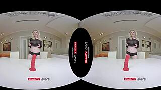 RealityLovers VR - blonde tattooed babe’s wild dildo ride