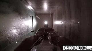 Jezebelle Bond Films Herself Relaxing in a Soothing Bath