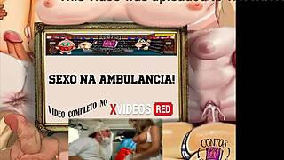Brazilian couple enjoys passionate sex in ambulance