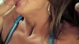 Passing The MILF Hunter Torch With Cumshot Anal Sex And Group Blowjob