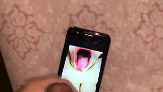 Intense orgasms and cum tribute in amateur interracial video