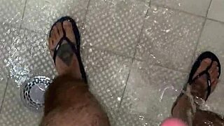 Solo Masturbation In Shower