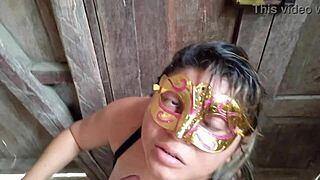 Stepsister Gives Blowjob To Big Dick After Laundry