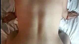 Latina milf enjoys getting fucked hard by couple.