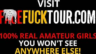 hot latina face fucked against the wall