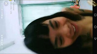 I Love Watching This Hot Asian Teen 18+ Play With Her Wet Pussy Using A Bottle At Home