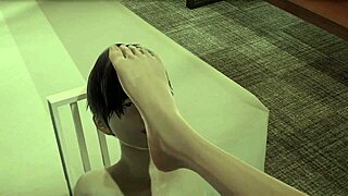 i watch asuka tsundere uses her feets to make bondage teen come, full vid.
