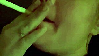 Horny smoking MILF confesses her masturbation addiction