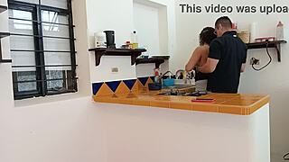 building security enters my house i cant contain the urge and he lets me fuck