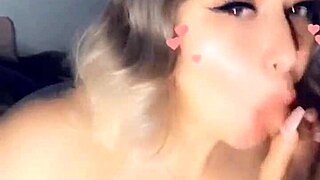 BBW stepmom with big tits sucks big cock in homemade quarantine