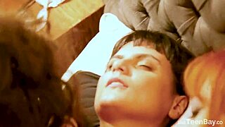 Girls explore desires in steamy lesbian scene