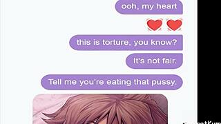 Sexting with janice on facebook messenger turns naughty