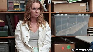 Daisy Stone Caught Shoplifting Then Fucked Hardcore Blonde Teen Blowjob