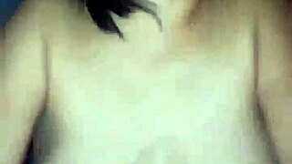 i gave my husband a nice ride, latina milf with natural tits and orgasm on homemade video