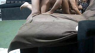 Camera Catches REAL ORGY With Gay Group In Fetish!