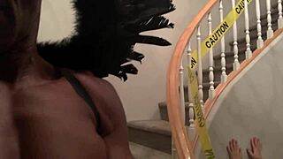 Halloween vegas party where bunny angels young 18+ dive into pussy licking and deepthroat