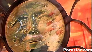 two massive cocks thrill busty vicky vette in a wild outdoor threesome. her hairy body takes every hardcore thrust.