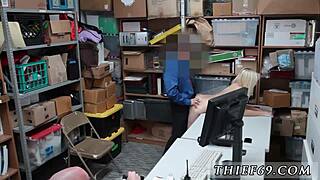 blonde british cop handjob on tied up tattooed suspect