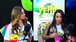 Kneeled girl licks cock in California summer