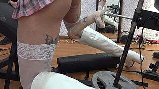 Transsexual alexandra miret performs sado acts in part 12