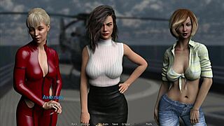 Waterworld: A Hentai Game with Hot and Wet Anime Moms